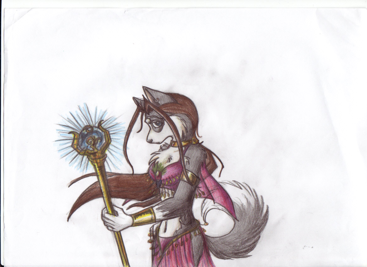 Husky anthro by TheWolfsgirl90