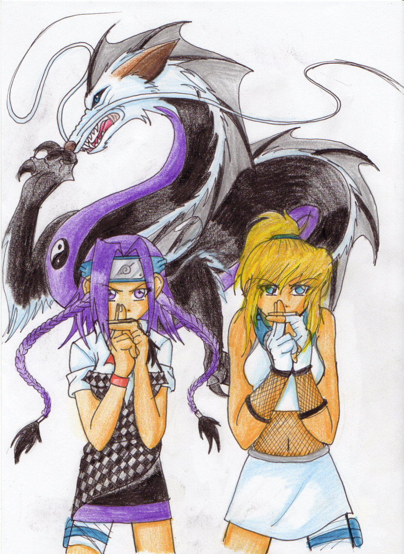 Jani and Zera Naruto OC by TheWolfsgirl90