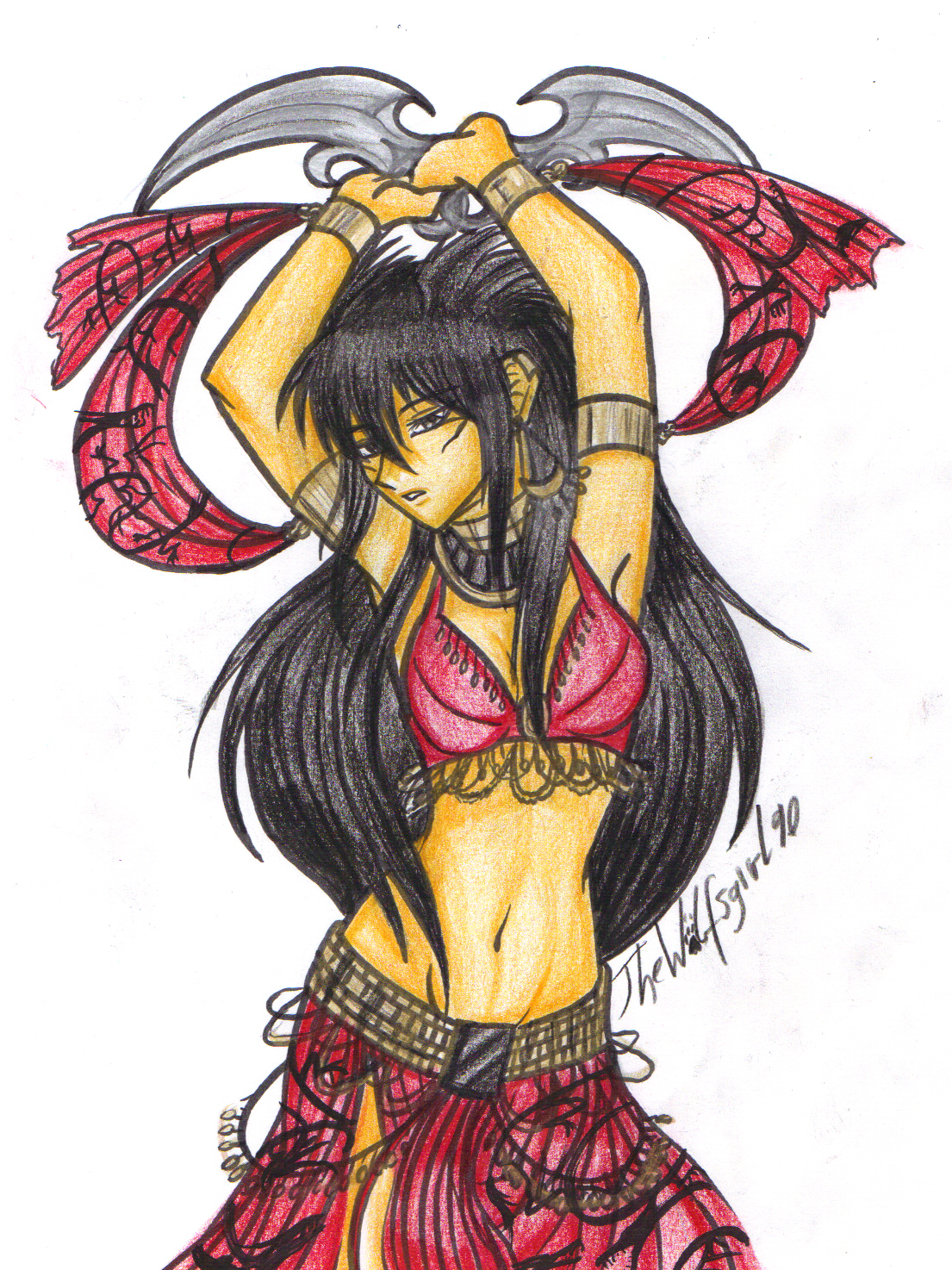 Zera bad-Sword Belly-dancer! by TheWolfsgirl90