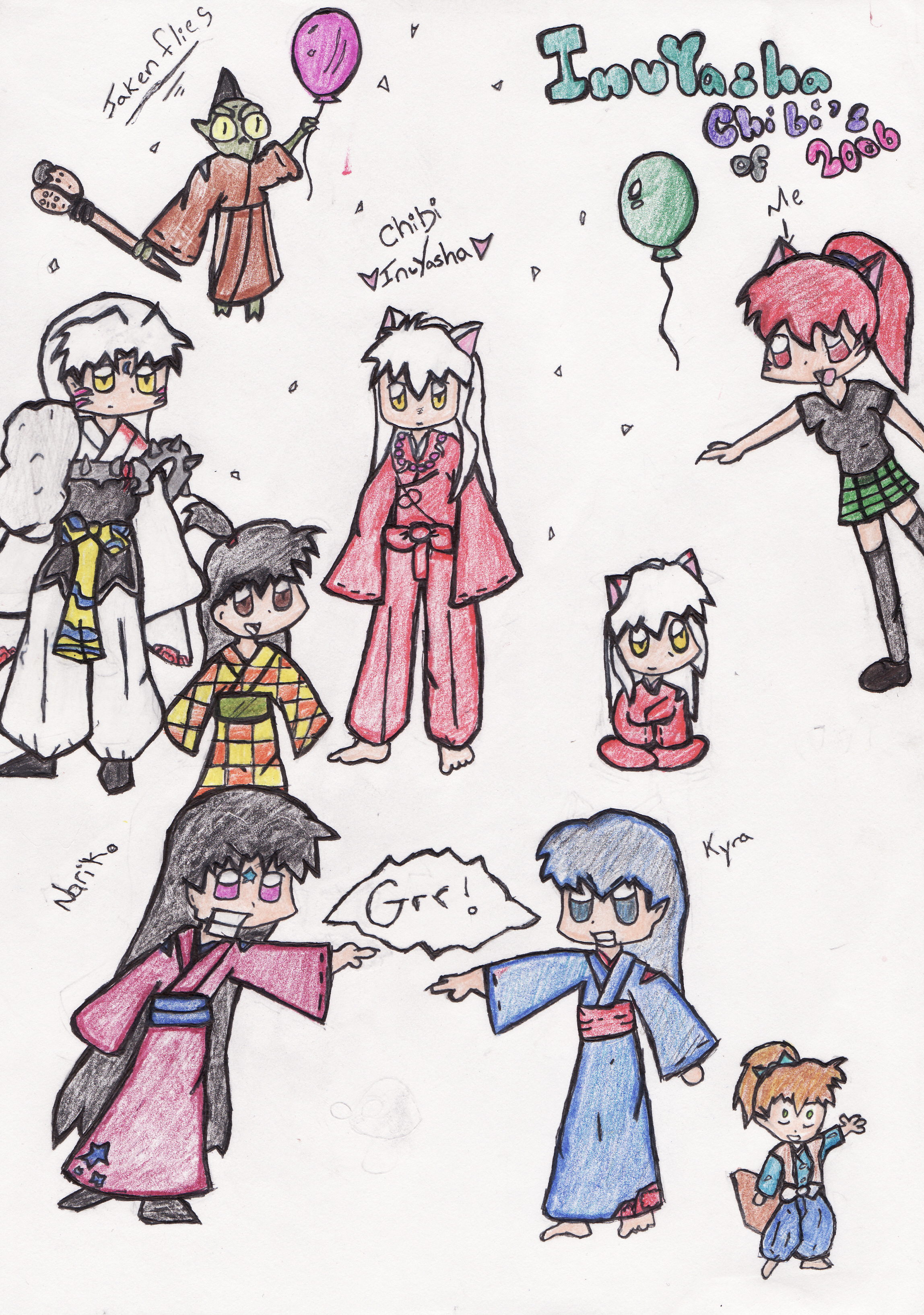 InuYasha chibis by The_Critic1