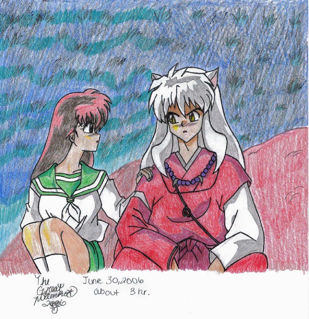 InuYasha and Kagome -for allgrl by The_Great_Milenko