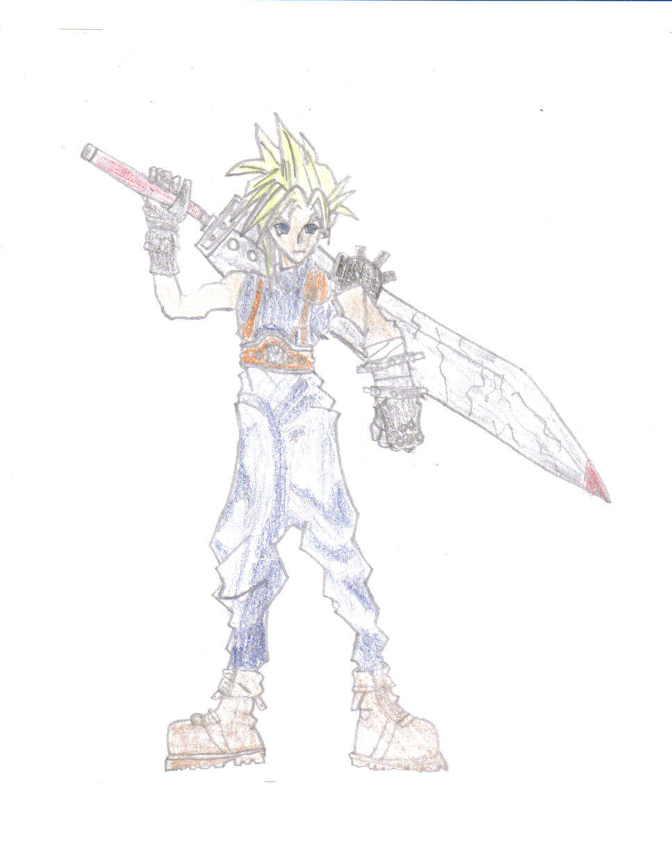 Cloud Strife 2 by The_Real_MasterChief