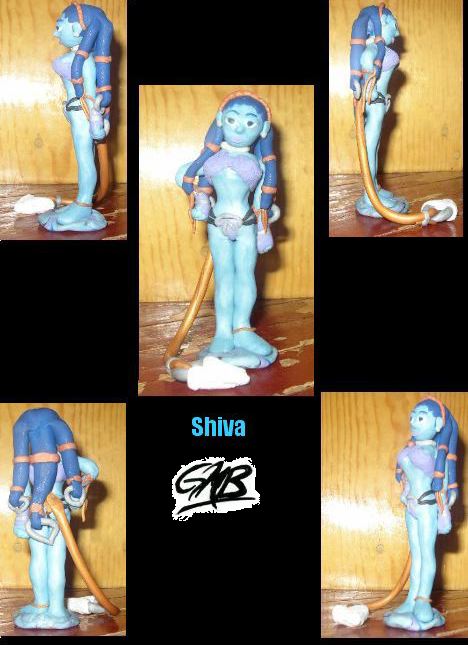 Shiva FFX- Clay figure by The_Unsent_Laugh