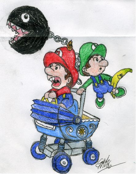 MKDD-Baby Mario and Luigi by The_Unsent_Laugh