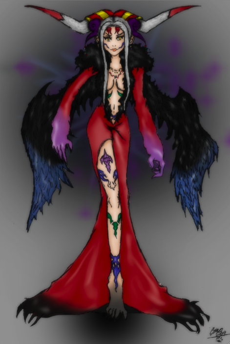Ultimecia Coloring Experiment by The_Unsent_Laugh