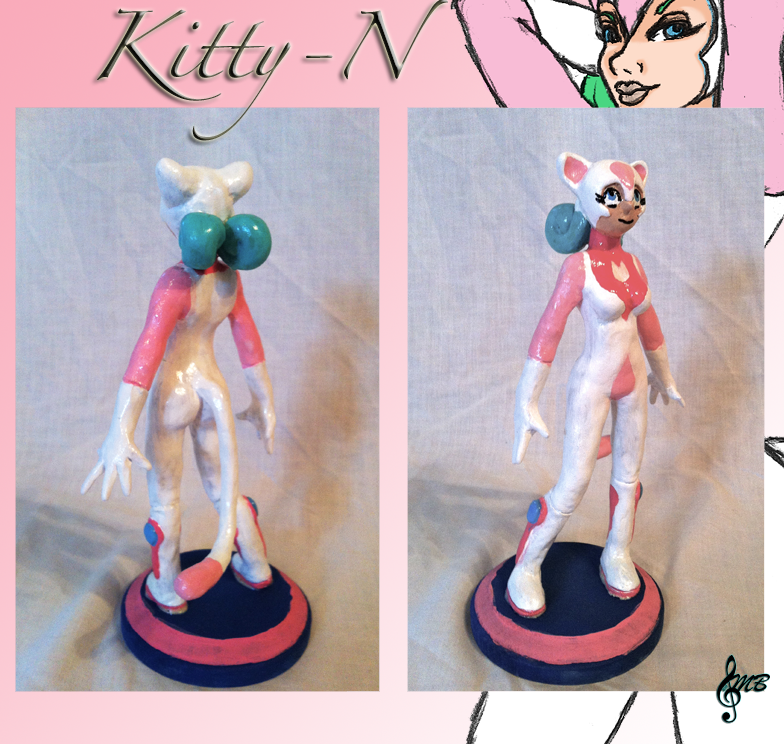 Clay: Kitty-N by The_Unsent_Laugh