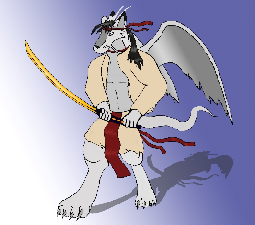 Kazul's sword (Colored) by The_White_Dragon