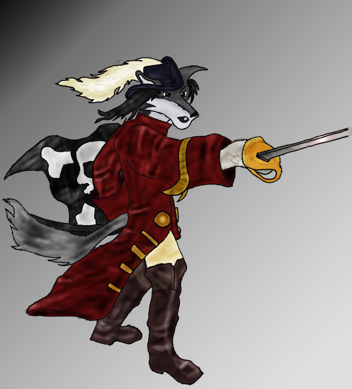 Furry Pirate by The_White_Dragon