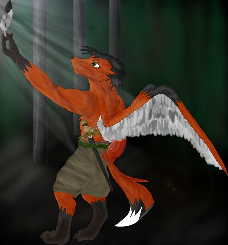 Origin of the Griffox (contest entry) by The_White_Dragon