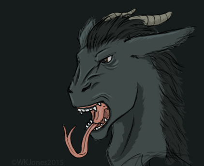 Snarl Face by The_White_Dragon