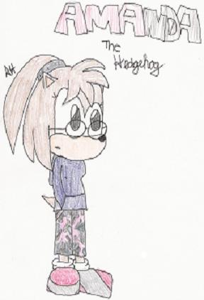Amanda(me) the hedgehog by The_shadows_of_my_heart