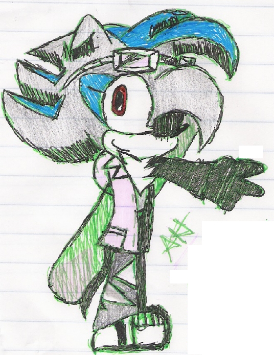 Kevin the hedgehog.:riders style:. by The_shadows_of_my_heart