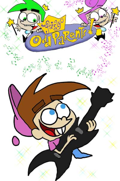 Fairly Odd Parents>> Timmy with guitar by The_spirit_of_Amidamaru