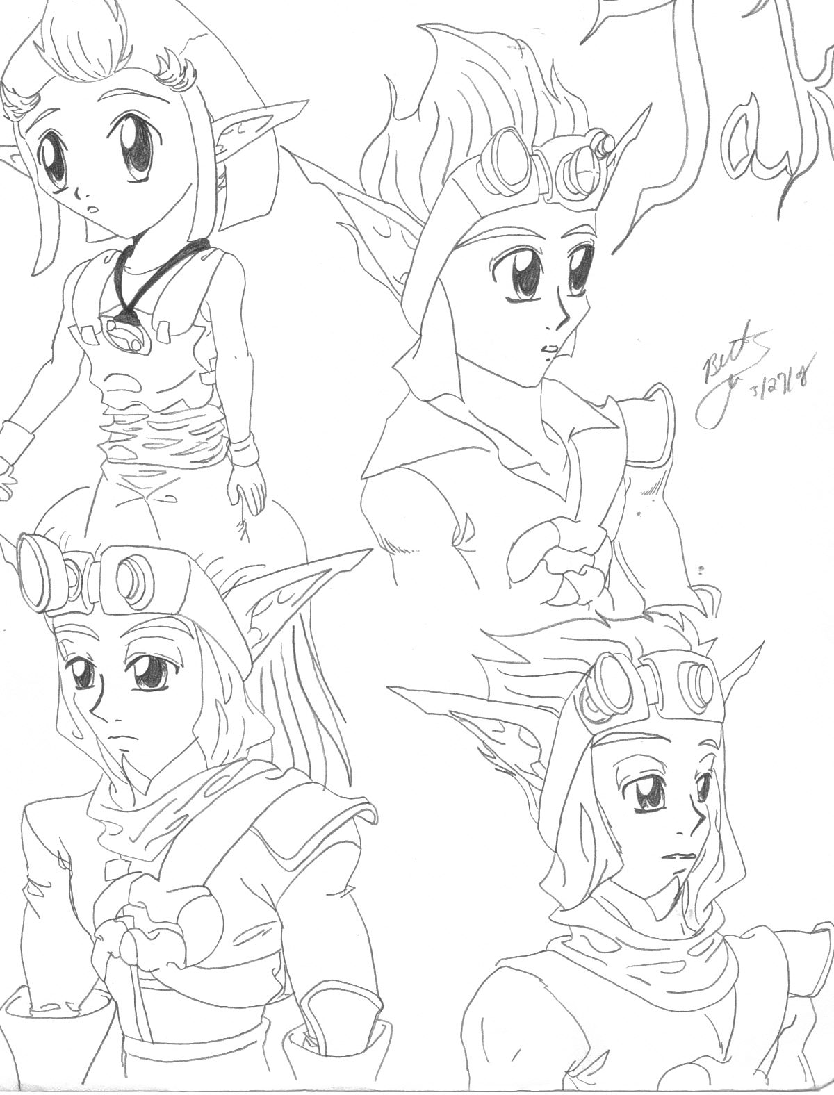 Jak Throughout the Years by ThebSayraduka