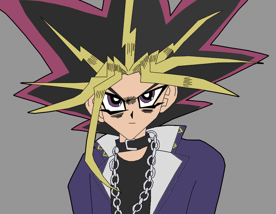 Yami's stern face by Thefamous1