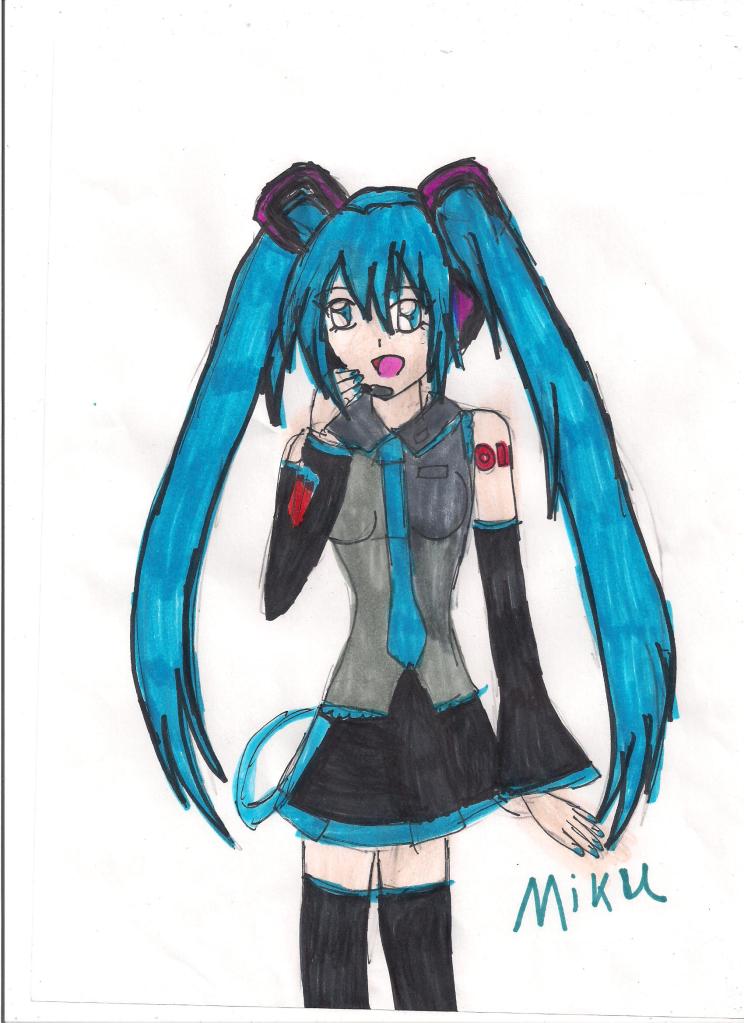 Miku Hatsune by VictoriaZepeda by TheifLord