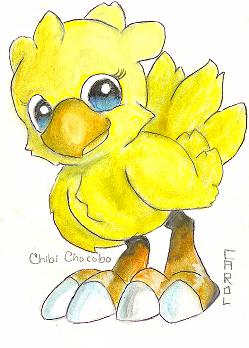 A Chibi Chocobo by ThelordofSpam