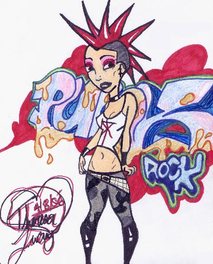 Punk Rock Girl by Theresa