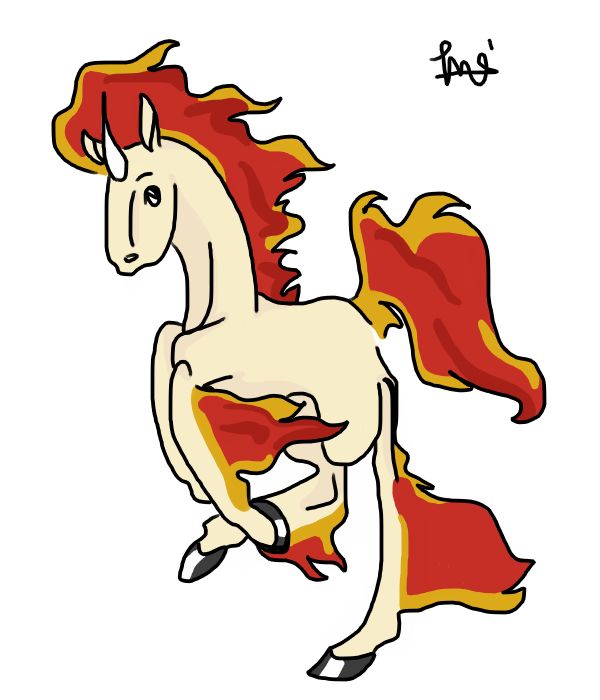 Rapidash by ThunderWinds