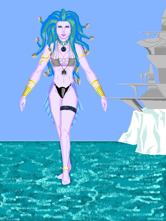 neptun goddess by Thunderclap