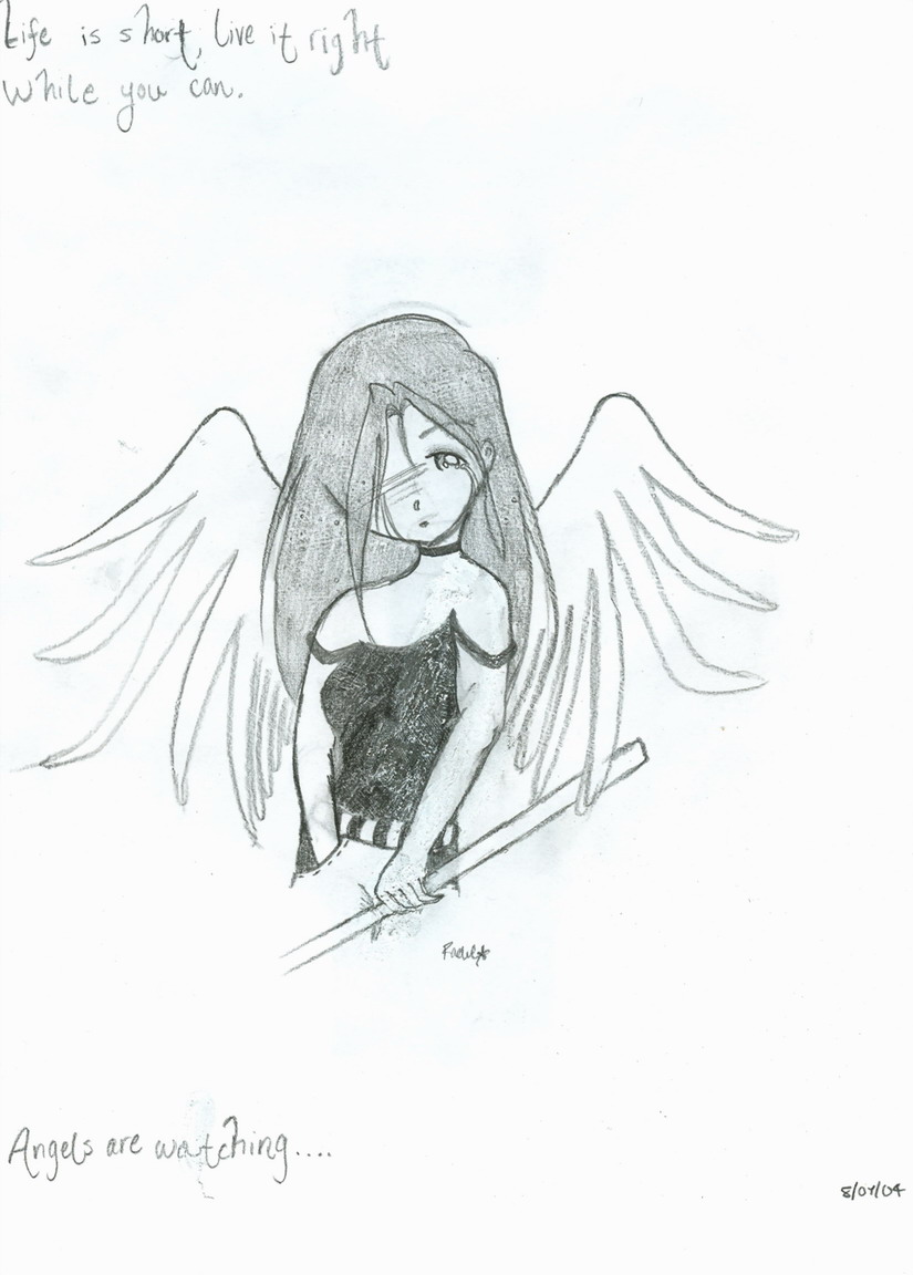 Sad angel...... by Tifa_Fan2004