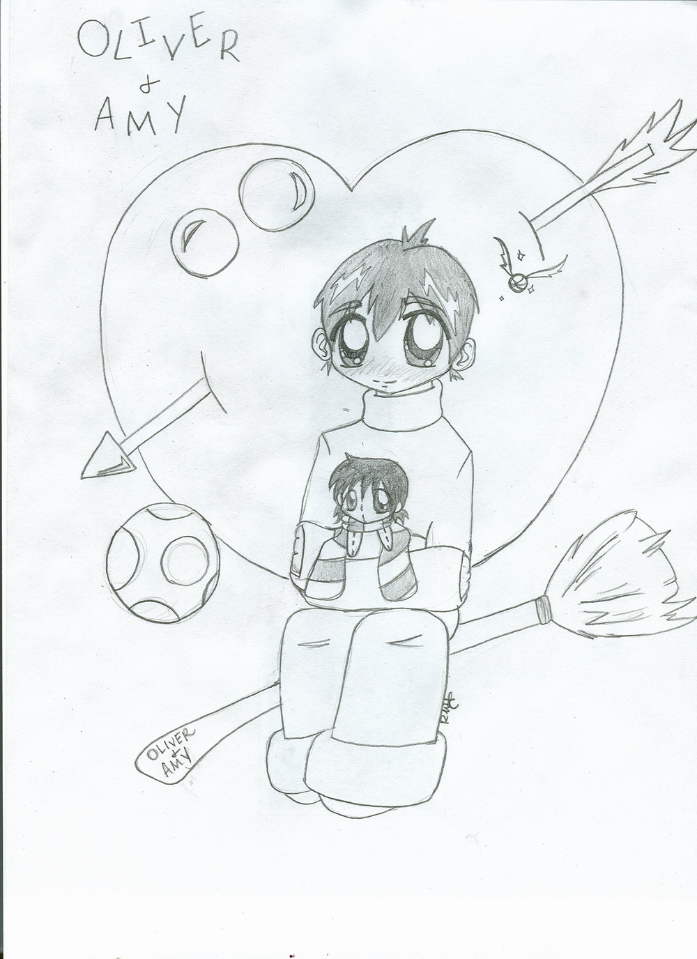 Oliver Wood and Amy plushie (request) by Tifa_Fan2004