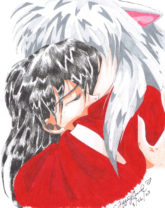 Inu-Yasha and Kagome Together---FINALLY by TiffyAngel