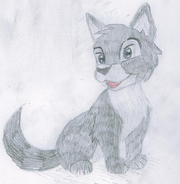 Kawaii puppy wolf by Tiger_Kitty