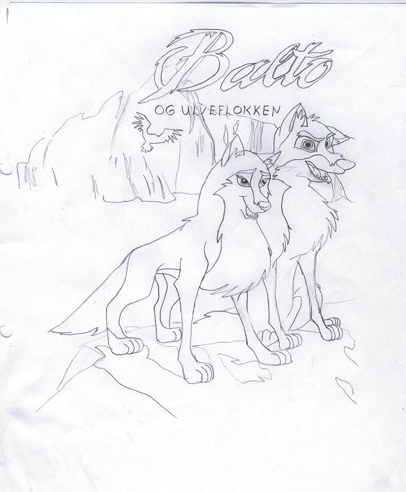 Balto and the wolfs by Tiger_Kitty
