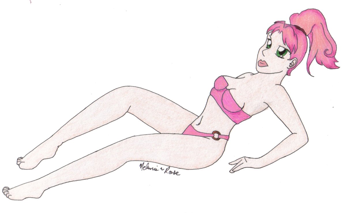 Patti in a bikini by Tigers_Kitten
