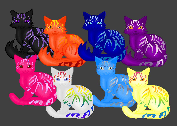 Element Kitty Adoptables by Tikami