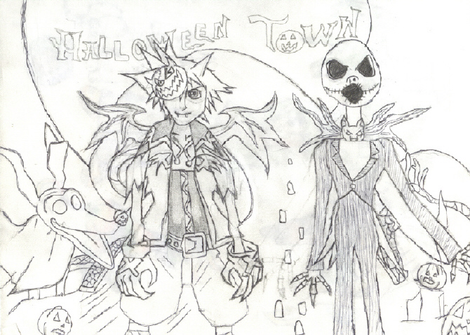 Halloween Town Sora by Tikuu