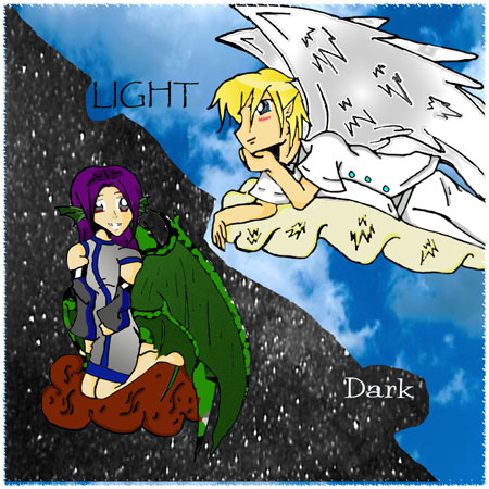Light and Dark by Tikuu