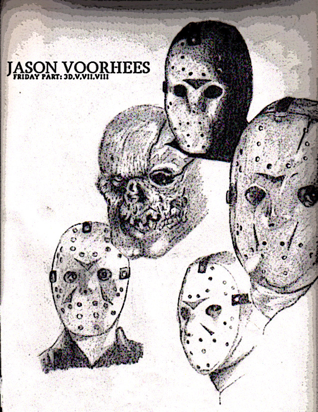 Jason Voorhees' faces by TimE