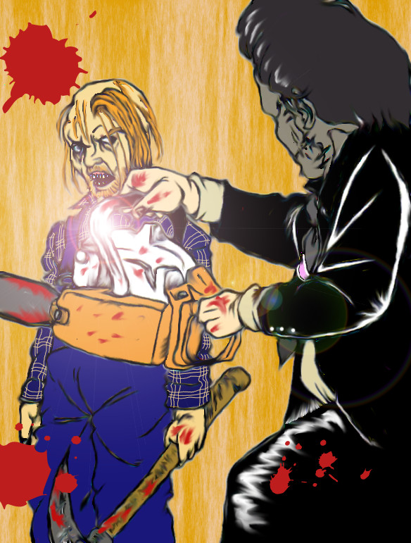 Jason Vs. Leatherface 2: Colored by TimE
