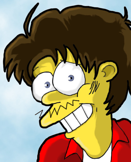 Me as a Simpsons character by TimE