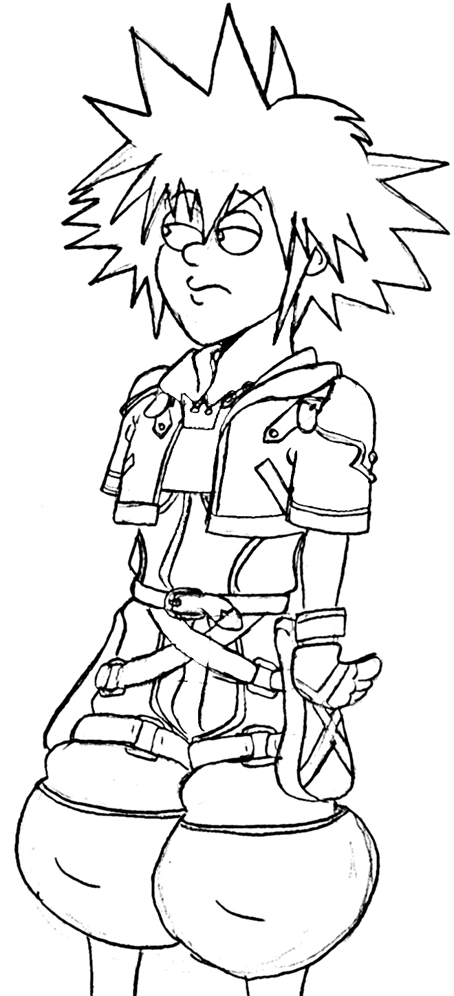 Sora ("Family Guy" style) by TimE