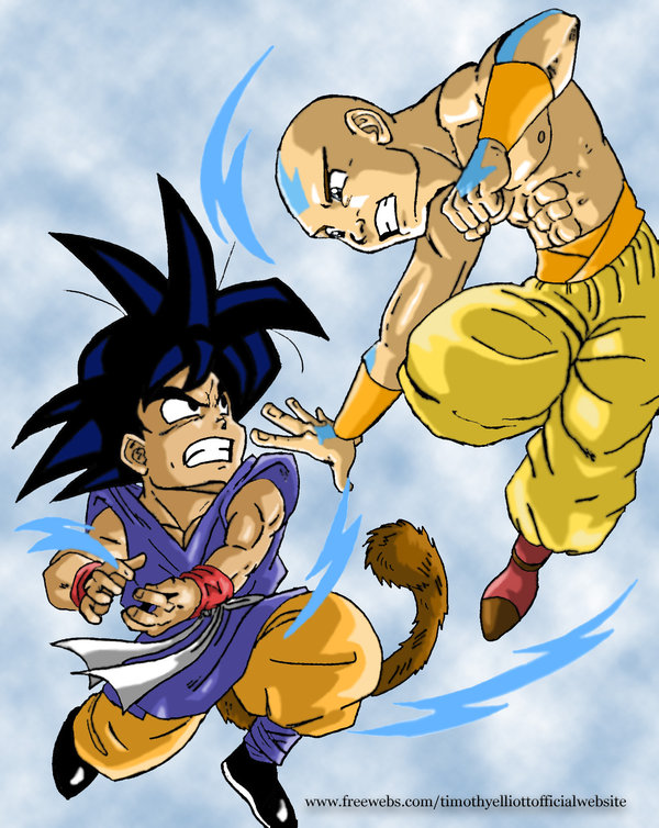 Goku Vs. Aang by TimE
