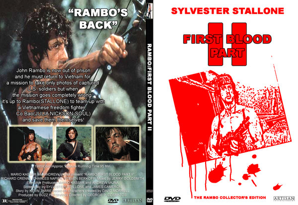 Rambo First Blood Part II DVD Cover by TimE