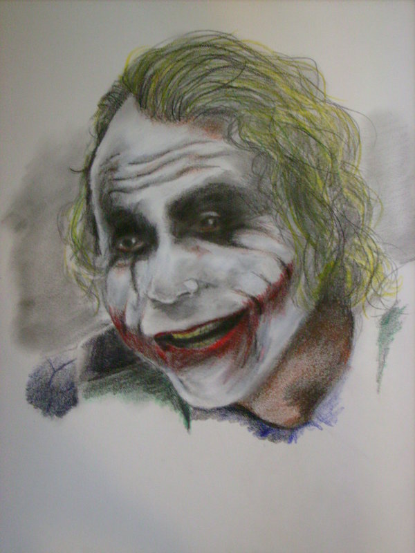 Heath Ledger as The Joker by TimE