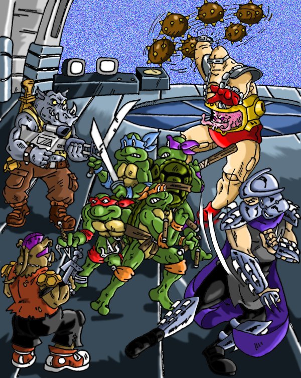 TMNT in trouble by TimE