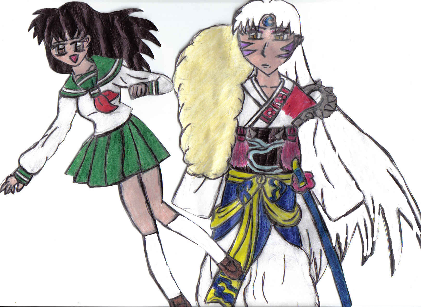 Kagome And Sesshomaru 4 Inumaru! by Tima-san