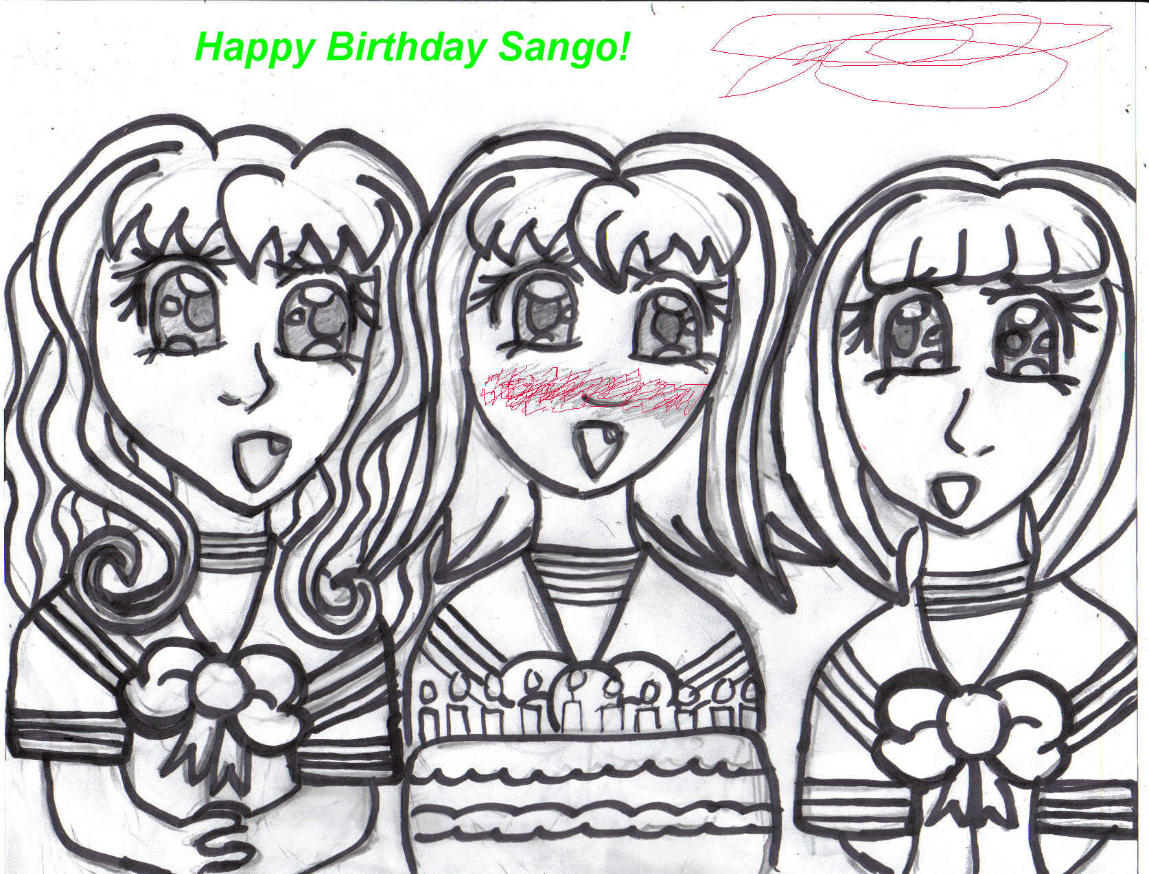 Happy Birthday Sango! by Tima-san