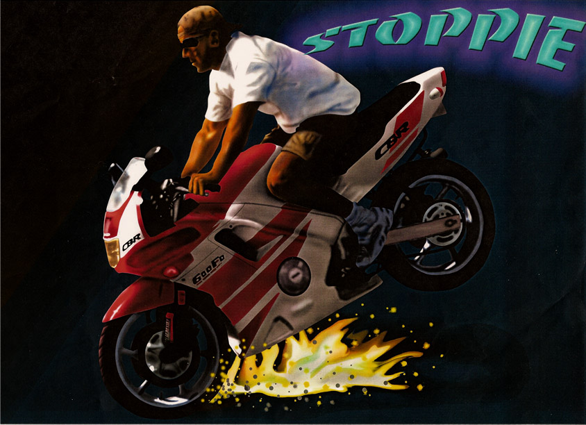 Stoppie (colored) by TimothyMize