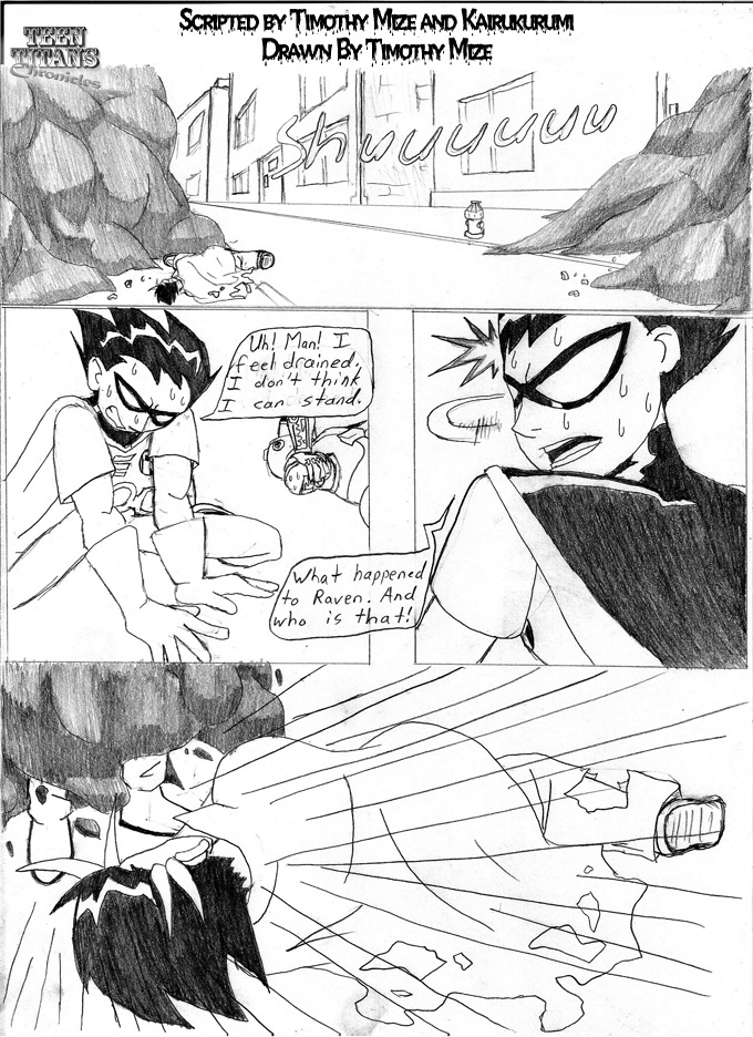 Teen Titans Chronicles Act 01 - P31 - B&amp;W by TimothyMize