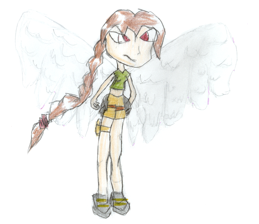 Lara Croft / Tomb Raider Angel [Year: 2002] by TinaYoshi