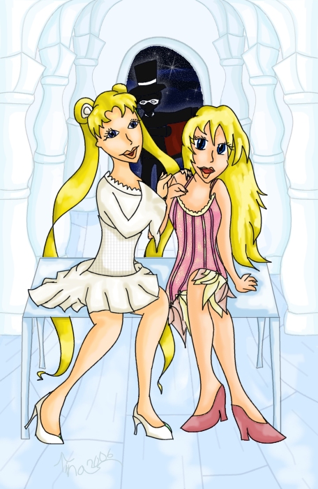 Sailor Moon and Sailor Venus (Year: 2006) by TinaYoshi
