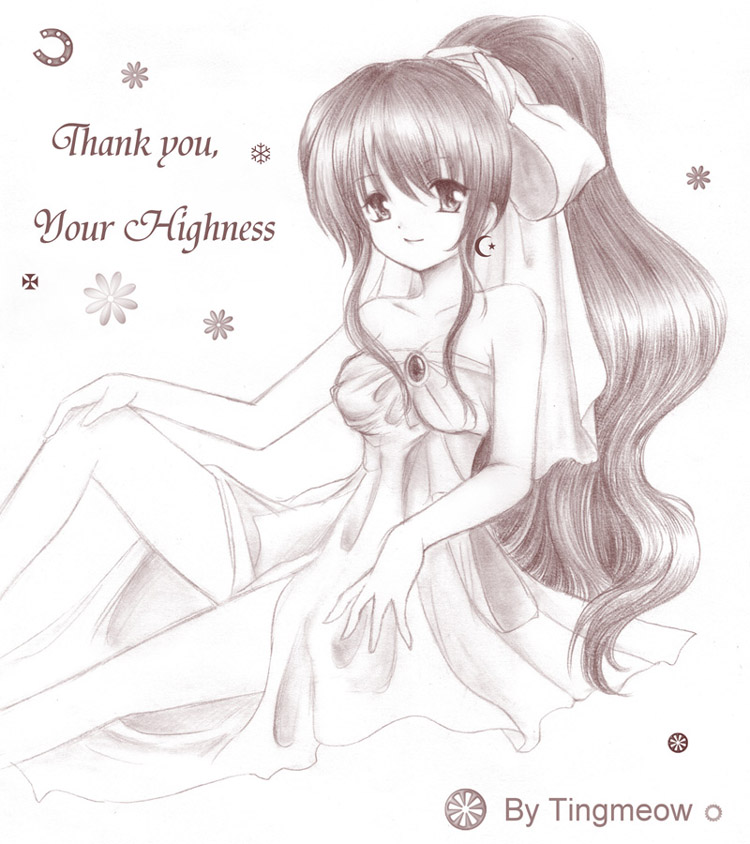 Thank you, Your Highness. by Tingmeow