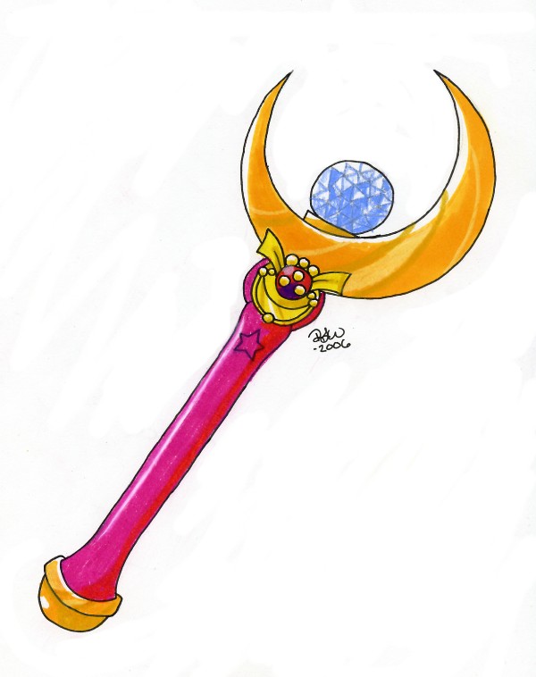 Moon Crescent Wand by Tini