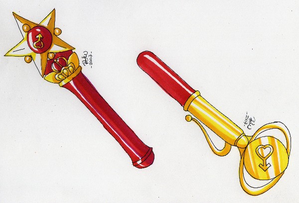 Sailor Mars Henshin Pens by Tini